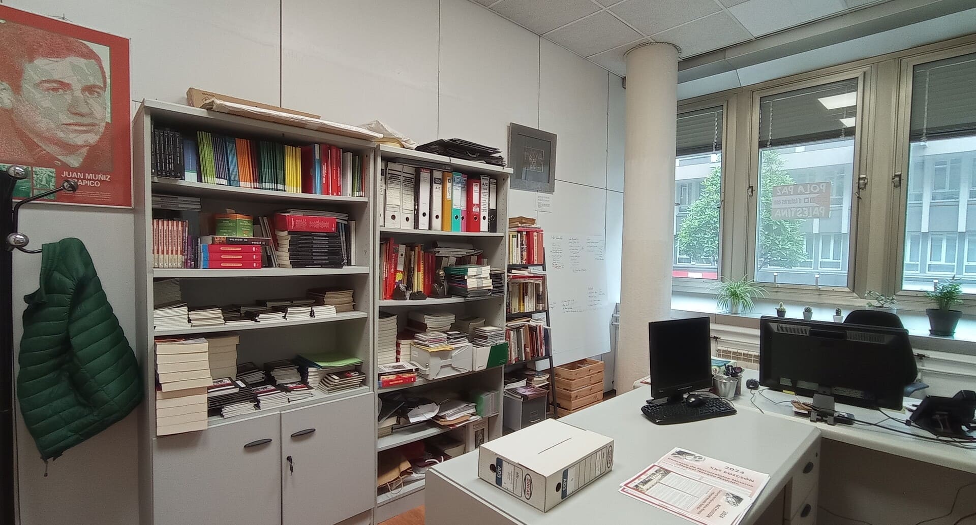 Oficina de la Fundación dentro de las instalaciones CCOO en Oviedo