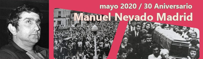 Banner sobre el 30 aniversario Manuel Nevado Madrid
